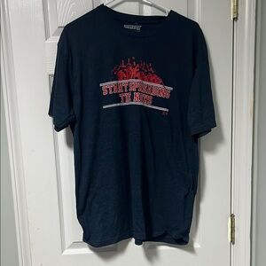 Navy Blue Graphic T-Shirt